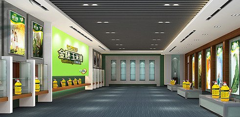 企業(yè)展廳設(shè)計(jì)吸引了許多大型企業(yè)的尊重(圖1)