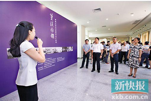 ■圖為首場展覽,主題為“篁溪雅韻——南城文學(xué)藝術(shù)獲獎(jiǎng)作品匯報(bào)展”。